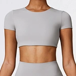 tight cropped t shirt